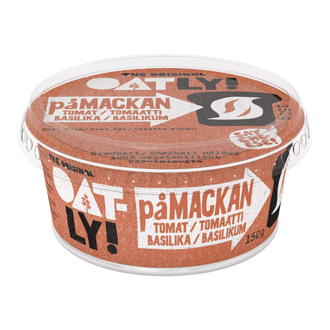 Oatly på Mackan Tomat & Basilika - Tomato & Basil Spread 150g-Swedishness